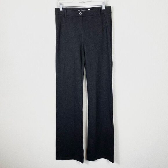 (M Long) Betabrand Charcoal Boot Cut Dress Pant Yoga Pants - Picture 2 of 6